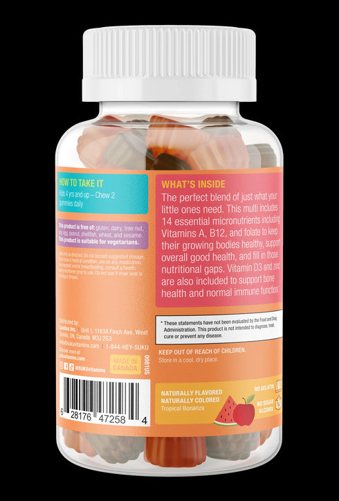 Image of SUKU The Complete Kids Multi 50 gummies